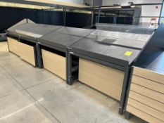 JSI ADJUSTABLE SLANT EURO TABLES W/ ROLLERS BELOW