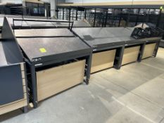 JSI ADJUSTABLE SLANT EURO TABLES W/ ROLLERS BELOW
