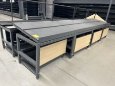 JSI ADJUSTABLE SLANT EURO TABLES W/ ROLLERS BELOW
