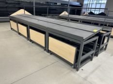 JSI ADJUSTABLE SLANT EURO TABLES W/ ROLLERS BELOW