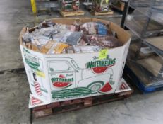 crate of hardwood pellets