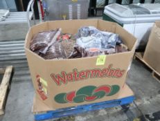 crate of hardwood pellets