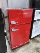 Nostalgia Electrics undercounter refrigerator/freezer