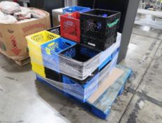 plastic milk crates