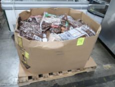 crate of hardwood pellets & smoking chunks