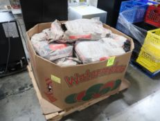 crate of charcoal briquets