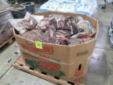 crate of hardwood pellets & smoking chunks
