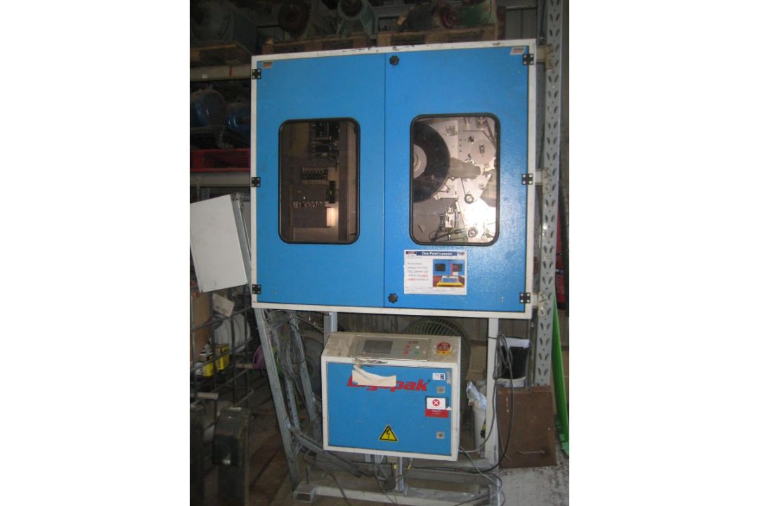 Labeller - Logopack pallet labeller model 920 11 PFR with control panel, built 2011. Price - £5,000. - Image 1 of 5