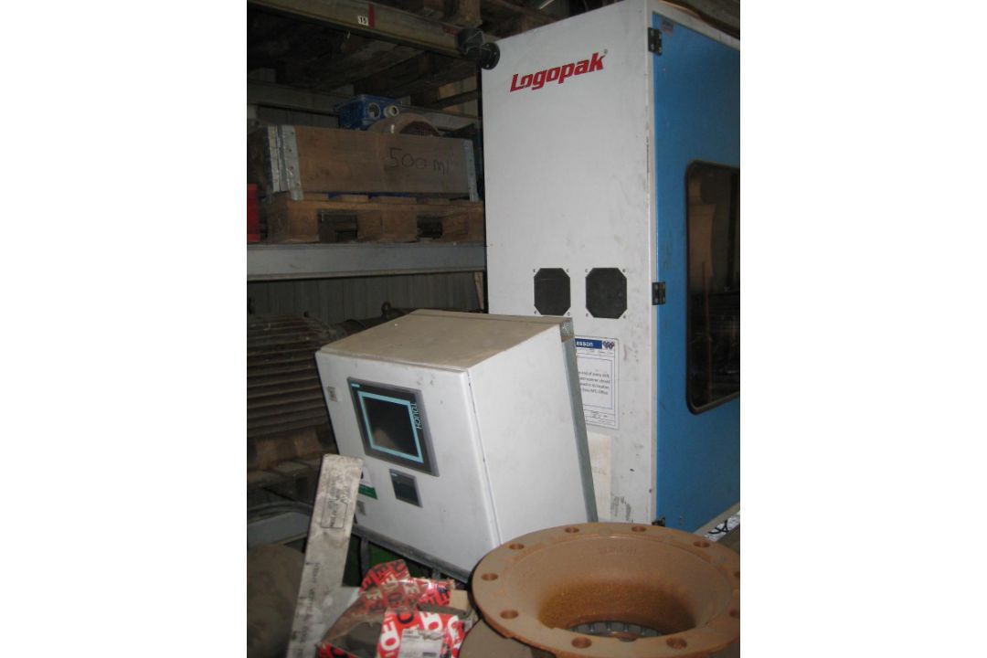 Labeller - Logopack pallet labeller model 920 11 PFR with control panel, built 2011. Price - £5,000. - Image 3 of 5