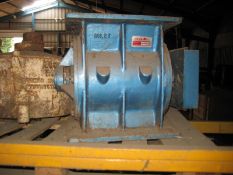 Rotary Valve - Rotolok drop through rotary valve with drive and rectangular inlet and outlet.