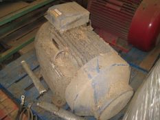 Motor - TEFC foot mounted 75KW 1475 rpm electric motor by Brook Hansen. Price - £1,500. Equipment