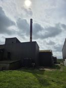 Flu - Emmission stack (flu) 765mm diameter x 15 metres high made from 10mm thick mild steel. It is