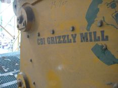 Hammer Mill - CBI Grizzly mill model 4860 with vee belt drive and 630kw drive motor. The mill was