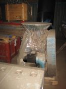 Rotary Valve - Cast steel rotary valve with geared drive. 600mm rotor diameter x 500mm wide. Inlet
