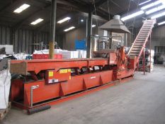 Shredder - Morbark Mulch Hog HD30, YOM, Ser No and running hours not known. It has a 770mm wide tray