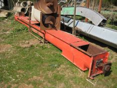 Screw Conveyor - 350mm diameter U trough screw conveyor 6.4 metres long. No drive. Price - £1,500.