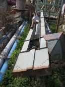 Belt & Bucket Elevator - Belt and bucket elevator 5.15 metres high. Buckets about 100mm wide.