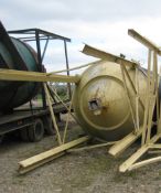 Storage Hopper - Circular hopper on supporting steelwork. 2.5 metres diameter x 5.5 metres