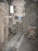 Stitchers & Sealers - Medway Stitcher, mounted on a rise and fall pedestal. It has a non-standard