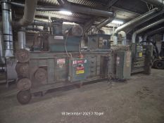 Baler - International Baler Corporation wire tie baler model 3040-30M built in 1993. It has a 20HP