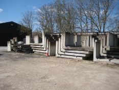 Storage - Concrete L type portable grain retaining panels 1.0 metre wide x 2.95 metres high with 1.5