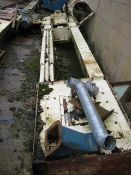 Belt & Bucket Elevator - Belt and bucket elevator 5.5 metres high. Buckets about 150mm wide. Price -