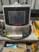 Printer - Needham model N32- M-1 continuous inkjet printer built in 2018. Can print on boxes and