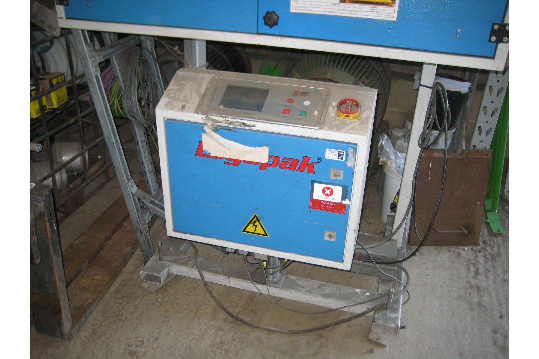 Labeller - Logopack pallet labeller model 920 11 PFR with control panel, built 2011. Price - £5,000. - Image 2 of 5