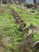 U Trough Screw - Heavy duty centreless screw with 15kw geared drive unit but no trough. The flight