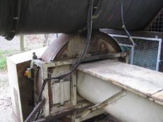 Conveyor - Shavings spinner 1.4 metres dia to lift shavings into drum dryer input air stream.