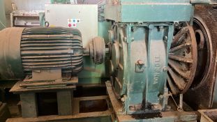 Pellet Press - Swiss Combi 2/2K pelleting press with 110kw drive and force feeder. This is a two