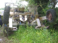 Aerator - Floating water aerator mounted on two stainless steel cylindrical pontoons. Has some
