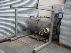 Mixer - Stainless steel ribbon mixer by Euromilling A/S. Model HM 1450 SS built in 2018. Body length