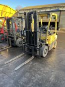 Hyster H2.5FT Triple Mast Fork Lift Truck, serial no. L177B37890K, year of manufacture 2012, forks