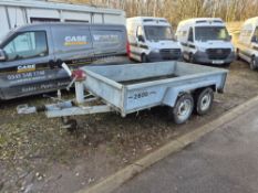 CC Trailers 2600 Twin Axle Trailer, approx. 3m x 1.6m Please read the following important