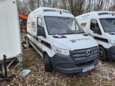 Mercedes-Benz Sprinter 314CDI L2 3.5t H1 Premium FWD Van, registration no. YF69 FSY, odometer