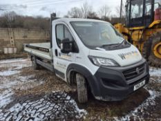 Fiat Ducato 35 MAXI XLB 2.3 Multijet 140 LWB Dropside, registration no. YN21 JWJ, odometer reading
