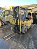 Hyster H2.50XM Triple Mast Fork Lift Truck, serial no. H177B60803C, year of manufacture 2005, mast