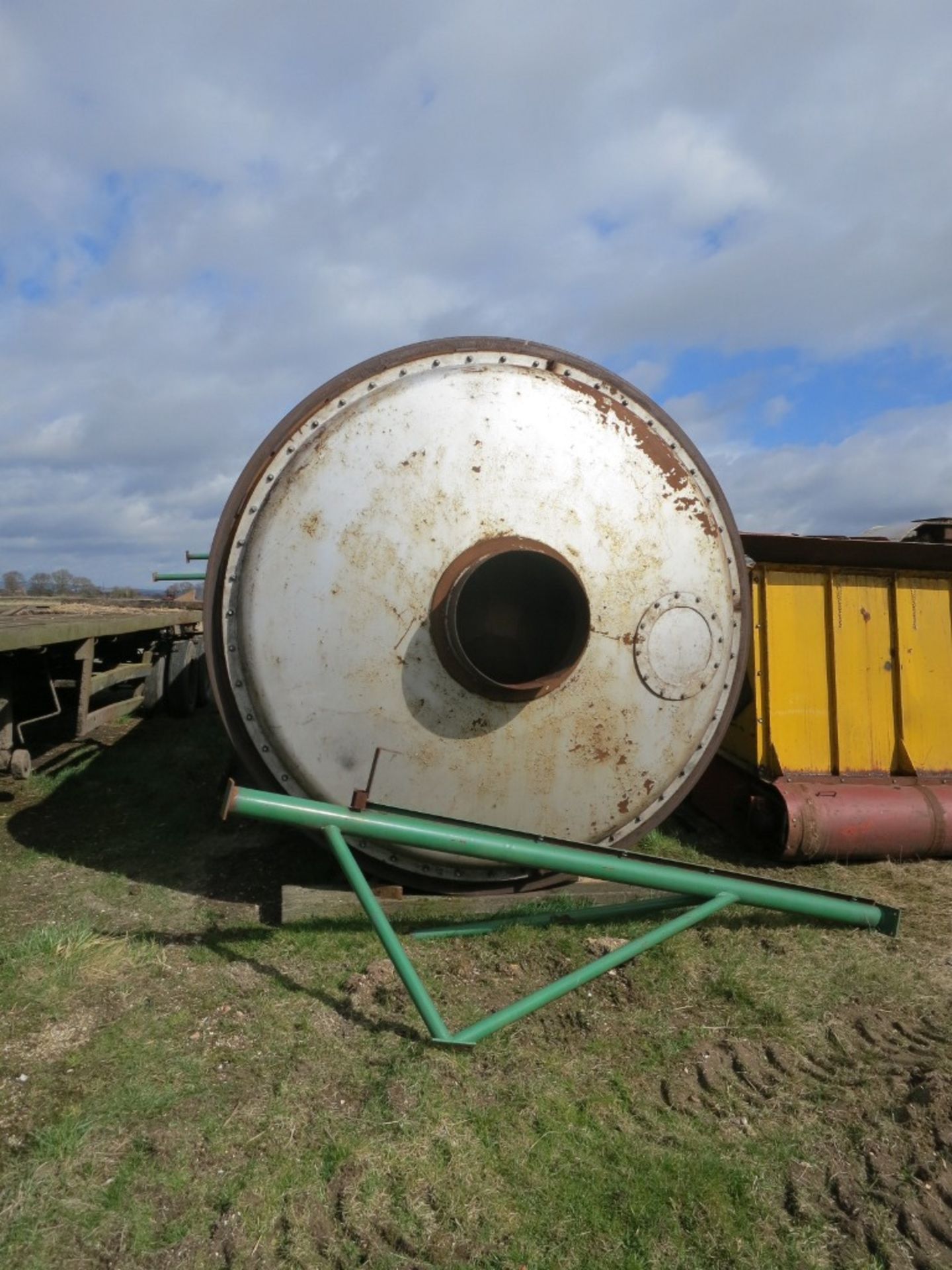 Swiss Combi Mk 5 Triple Pass Rotary Drum Dryer, probably mid 70s vintage but been refurbished in