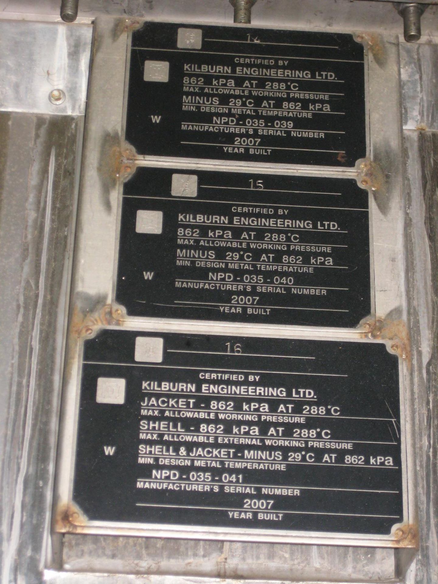 NARA Machinery Paddle Dryer, built under license by Komline-Sanderson paddle dryer, year of - Image 16 of 23