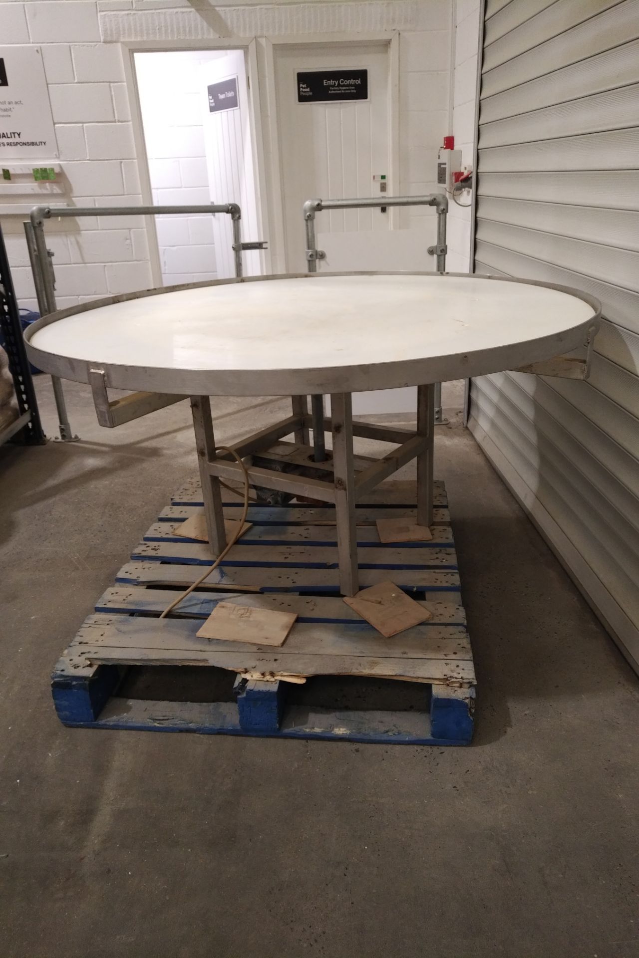 Anglia Autoflow Ltd SDC4196 Rotary pack table, serial no. SDC4196 (plant no. 7), year of manufacture