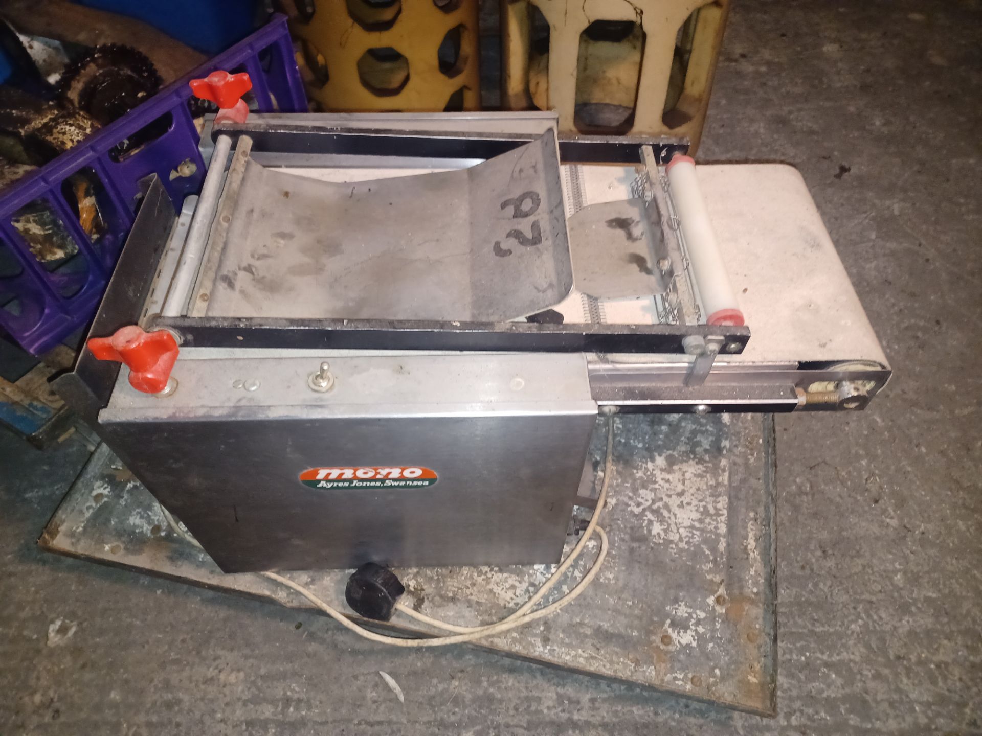 Mono Croissant Rolling Machine, single phase, dimensions approx. 30in. deep x 15in. wide x 15in.