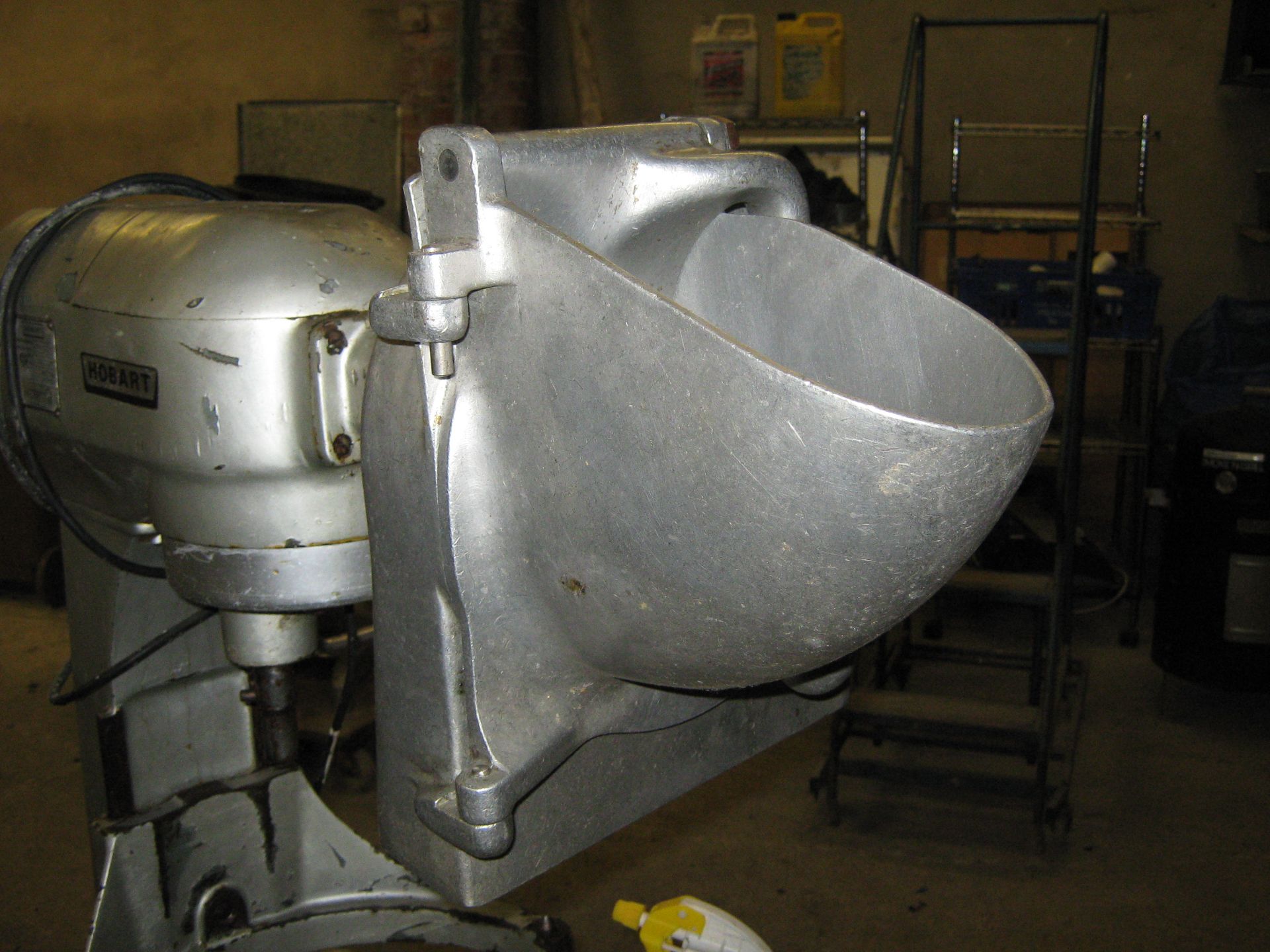 Hobart Grater Attachment (to fit 20qrt hobart mixer), dimensions approx. approx 18in. x 12in.,