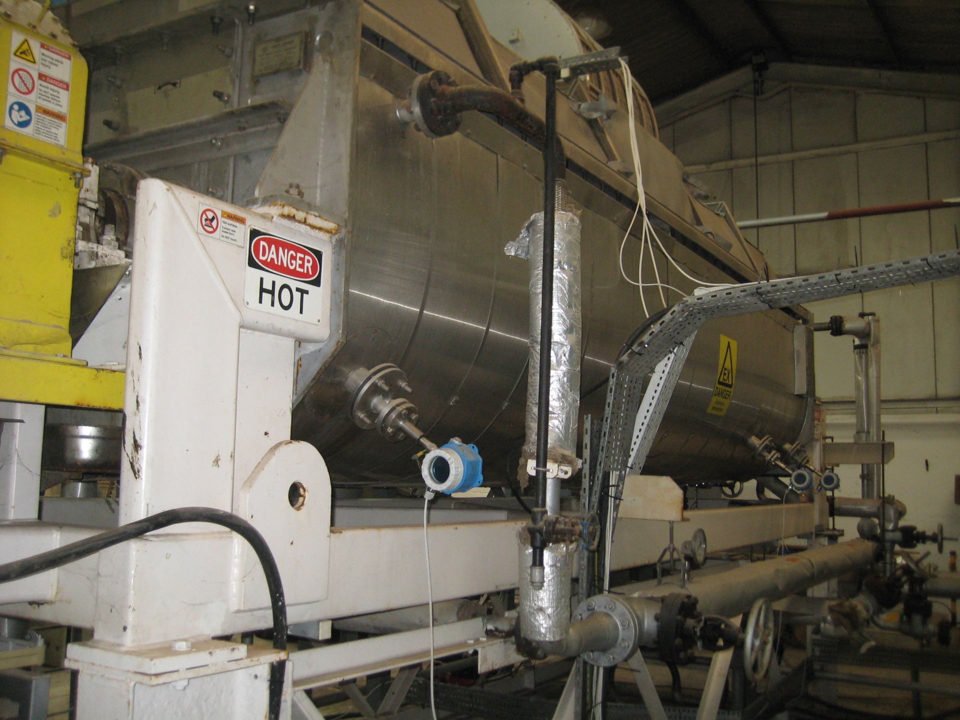 NARA Machinery Paddle Dryer, built under license by Komline-Sanderson paddle dryer, year of - Image 2 of 23