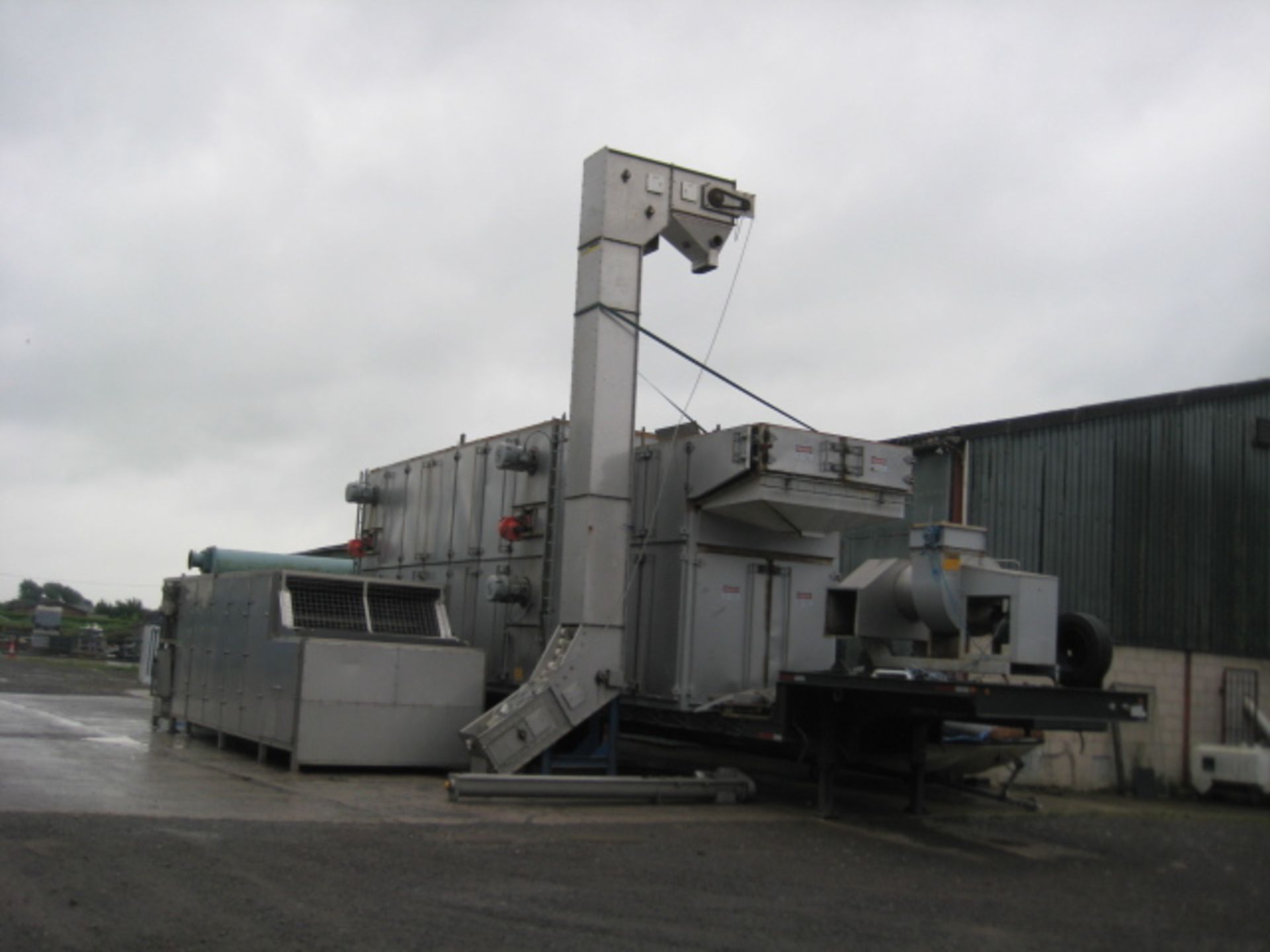 Wolverine Proctor (was Proctor Schwartz) Five Deck Moving Bed Dryer, in stainless steel, overall