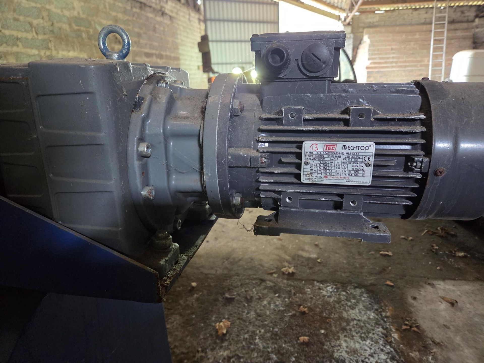 Milltech C95 Feeder/ Conditioner, in mild steel, fully refurbished in 2021 and not used since, 5.5kW - Image 7 of 7