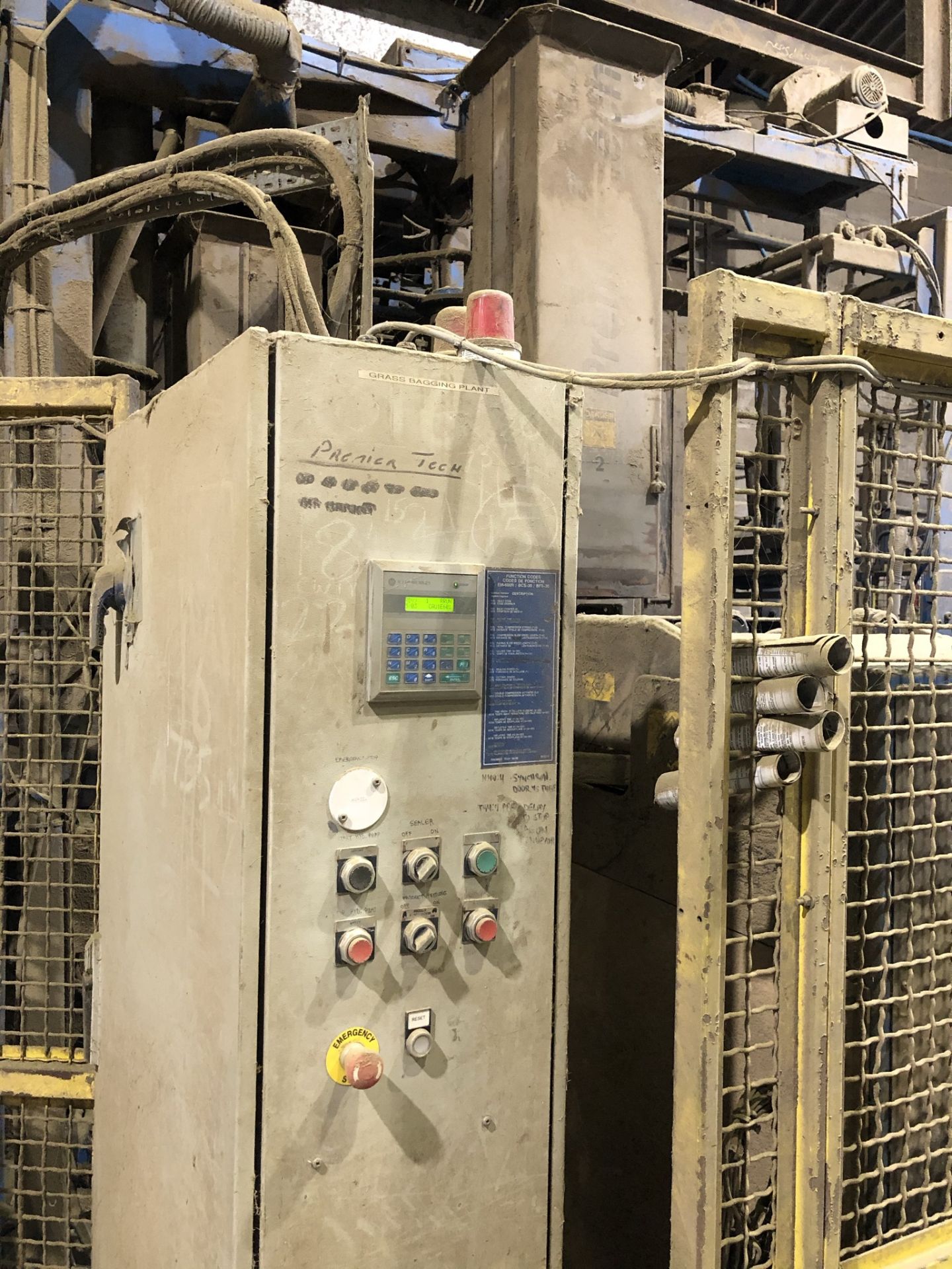 Premier Tech 4 EM600R Station Vertical Baler (undestood to be 1996 vintage), serial no. A-96-SER. - Image 6 of 6