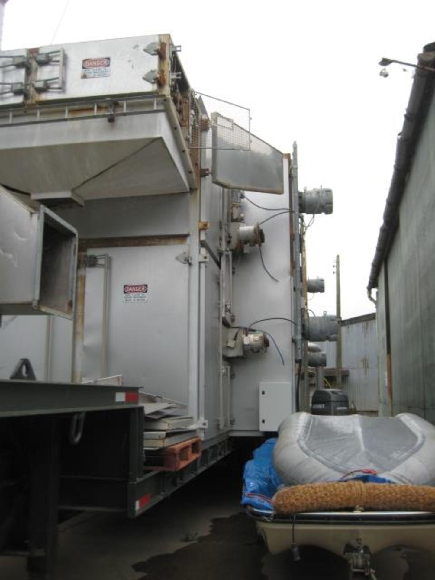 Wolverine Proctor (was Proctor Schwartz) Five Deck Moving Bed Dryer, in stainless steel, overall - Image 3 of 11