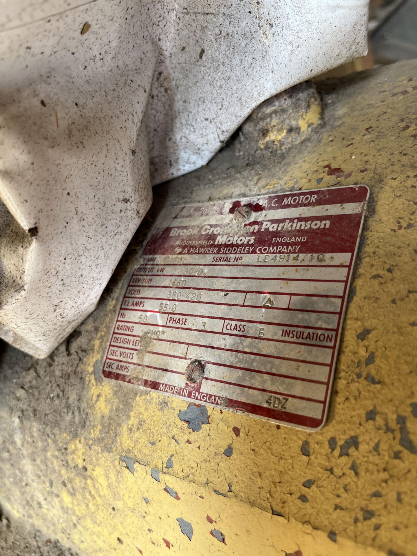 30Kw Centrifugal Drying Fan, lot located in Newark, Nottinghamshire (Vendors comments - casing - Image 6 of 6
