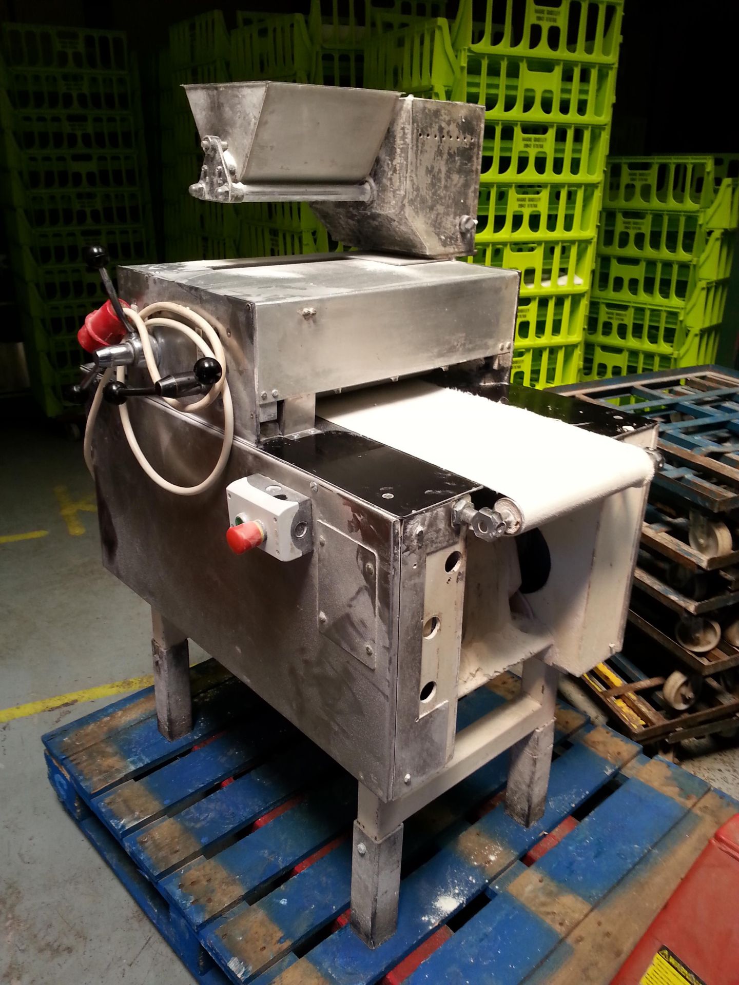 Oddy 2 PKT Breadcake Pinner, three phase, dimensions approx. 39in. long x 36in. wide x 41in. high, - Image 2 of 3